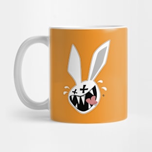 Laughing devil rabbit Mug